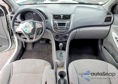 2016 Hyundai Accent Se z USA, uszkodzony, nr VIN KMHCT4AE4GU012432